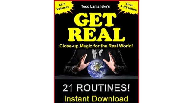 Get Real (1-3) by Todd Lamanske (All three Volumes Videos Magic Download)