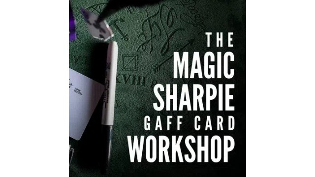 Magic Sharpie Gaff Card Workshop For The Purple Bangers Playing Cards by Daniel Madison