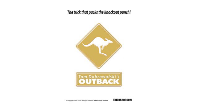 Outback by Tom Dobrowolski (PDF eBook Magic Download)