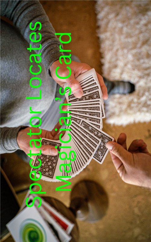 Spectator Locates Magician's Card by Unnamed Magician (PDF eBook Magic Download)