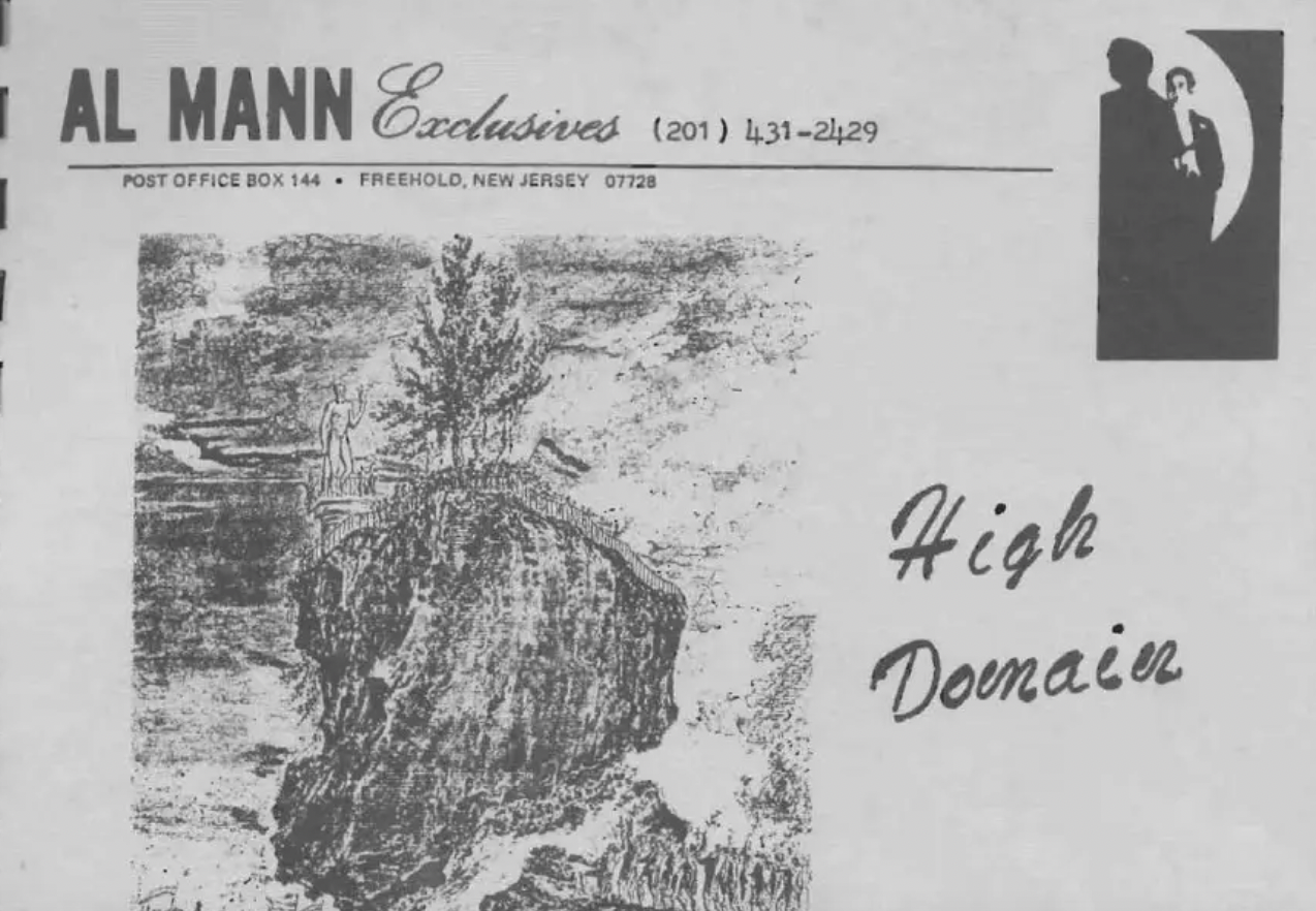Al Mann - High Domain (PDF eBook Download) Al Mann - High Domain (PDF eBook Download)
