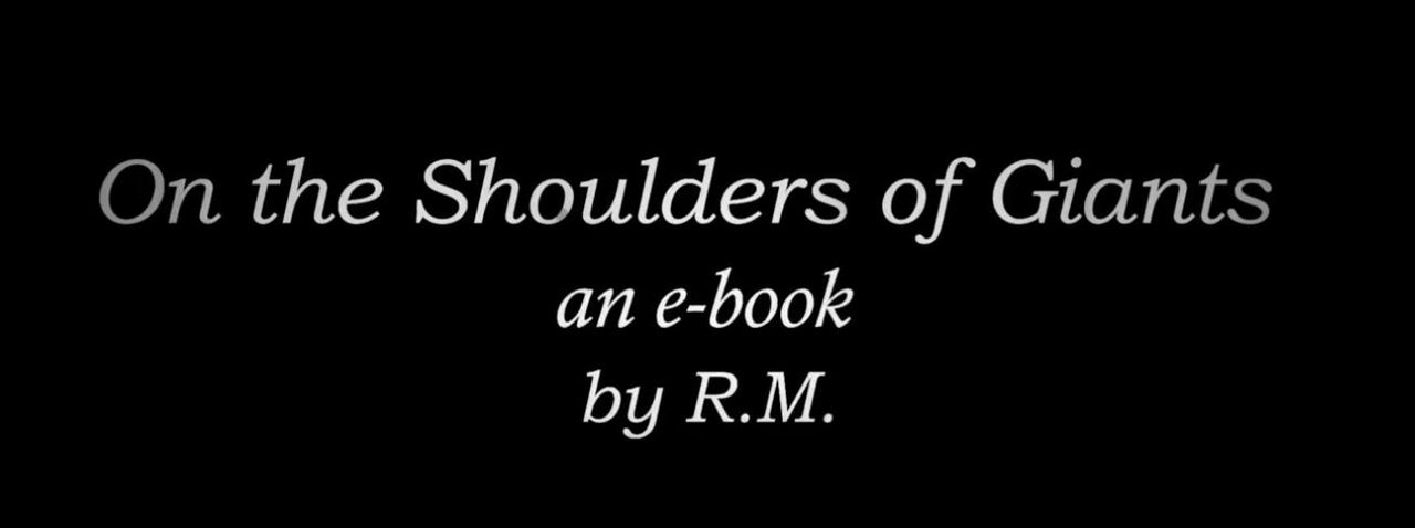 On the Shoulders of Giants by RM (Instant Download)