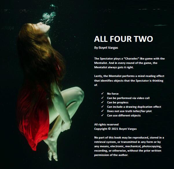 Boyet Vargas - All Four Two (eBook)